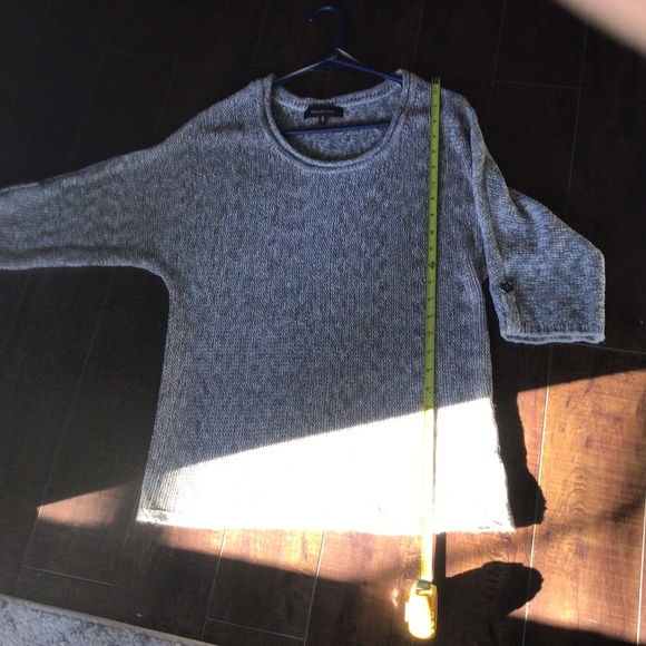 Ladies Cream Mix Knit Pullover Sweater Size M - Picture 6 of 13